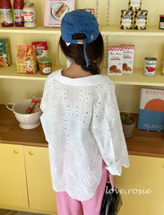 Eyelet Punching Adult Shirts (Wholesale)