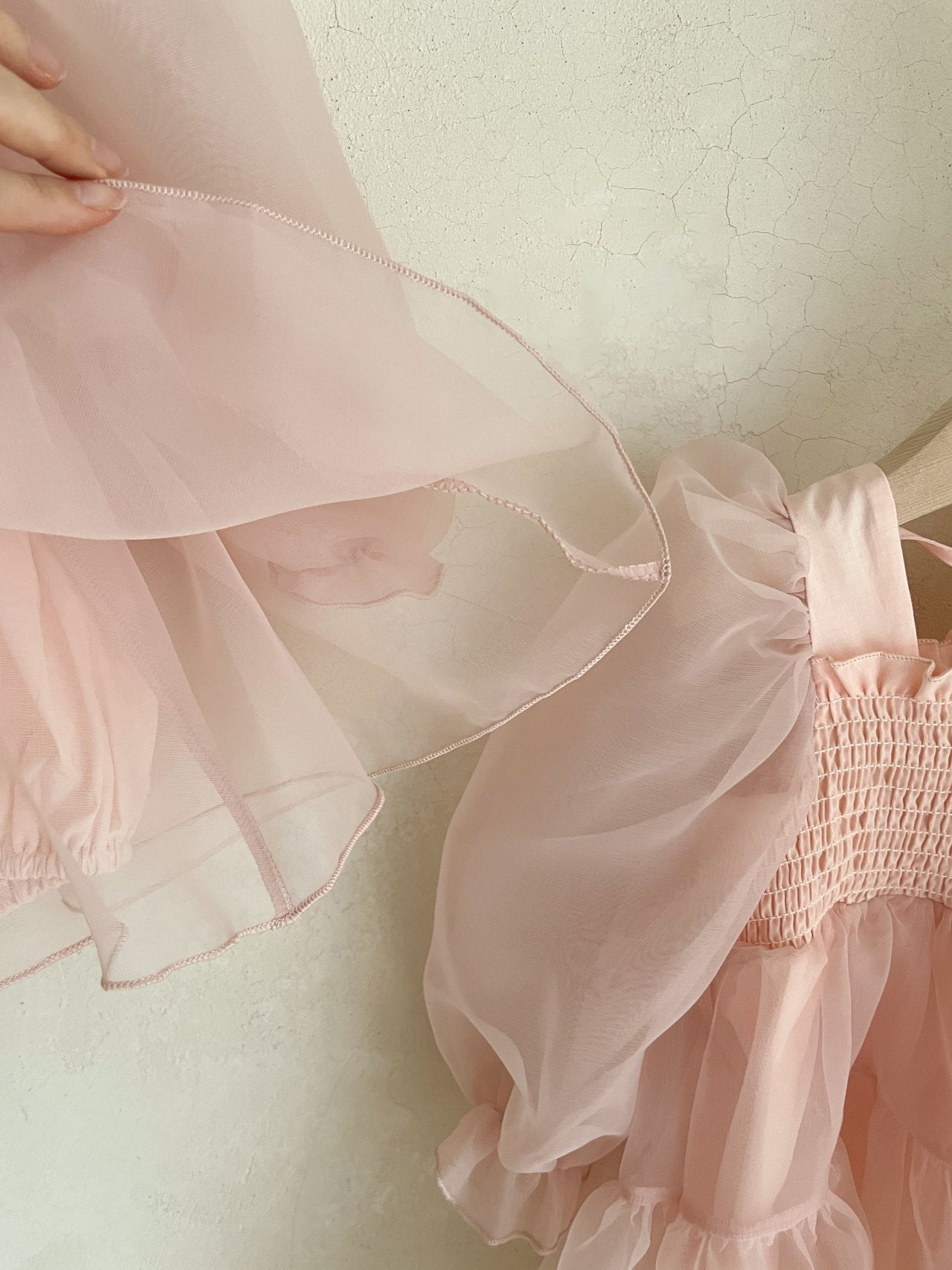 Sey Organza Dress_Peach Pink(Pre-Order)