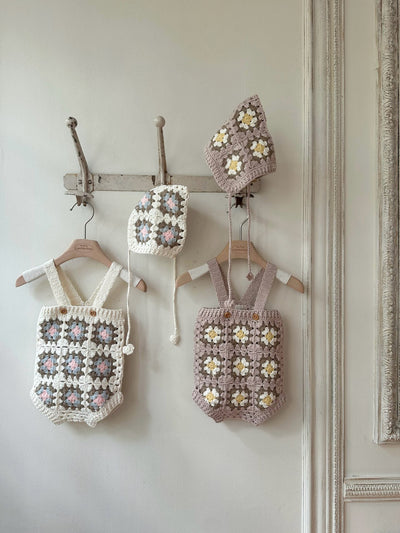 Multi Handmade Knit Romper