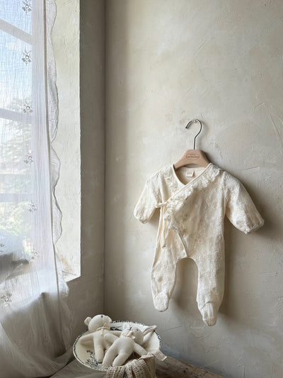 Lace Cozy Suit from Newborn size