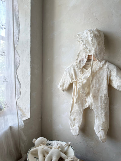 Lace Cozy Suit from Newborn size