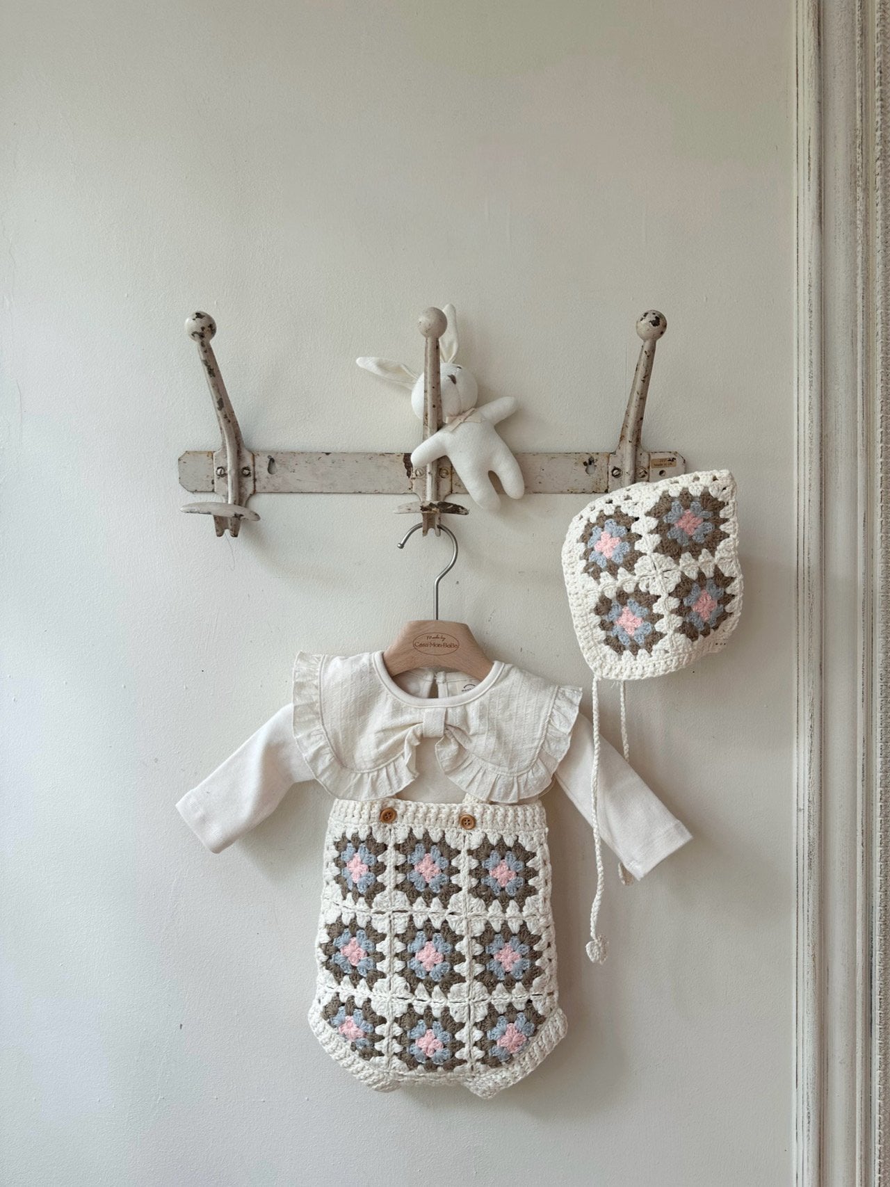 Multi Handmade Knit Romper