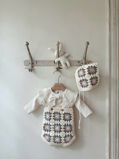 Multi Handmade Knit Romper