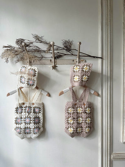 Multi Handmade Knit Romper