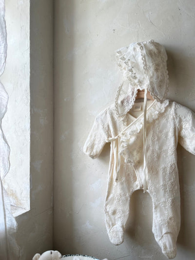 Lace Cozy Suit from Newborn size