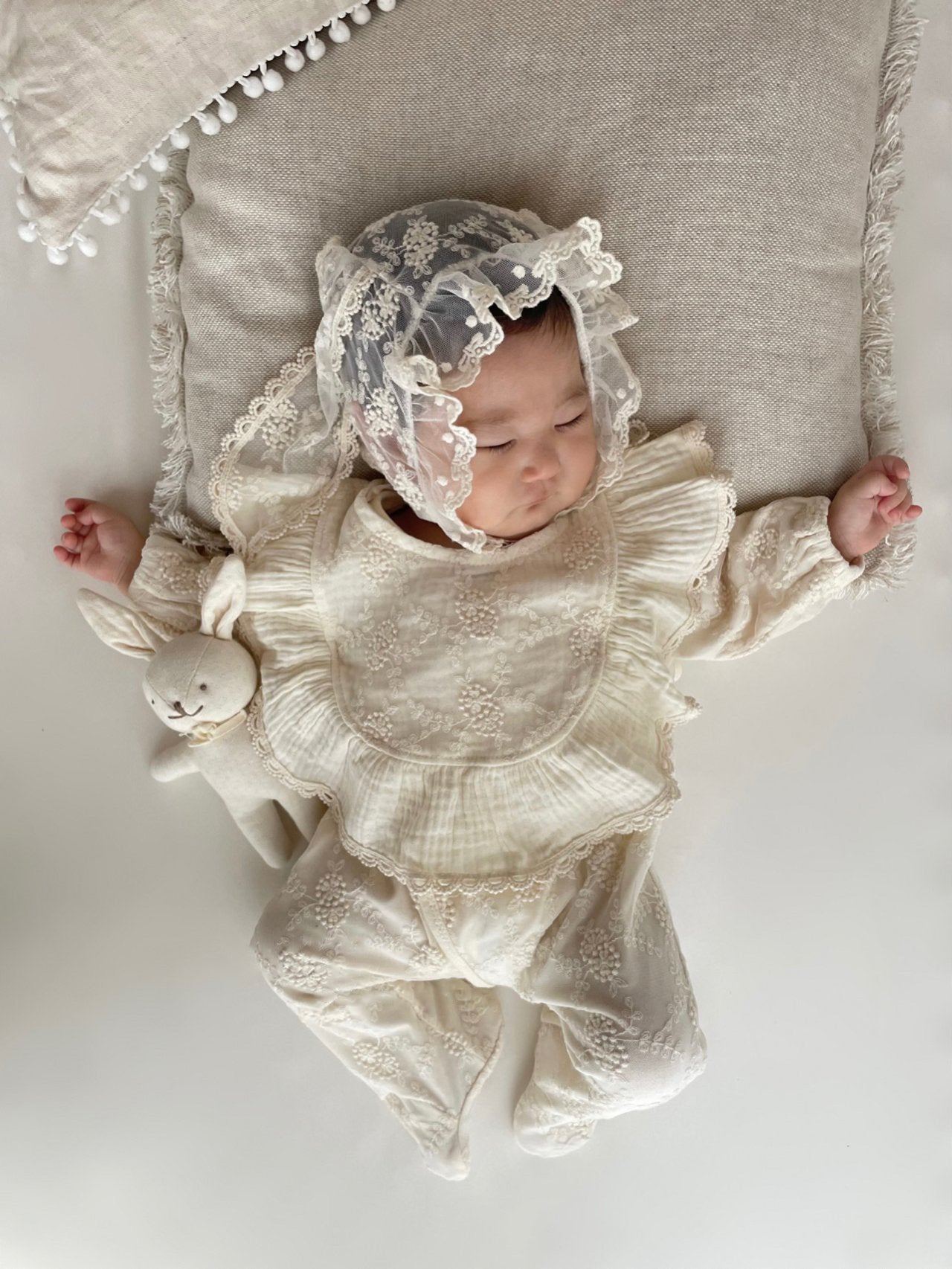 Lace Bunny Bonnet