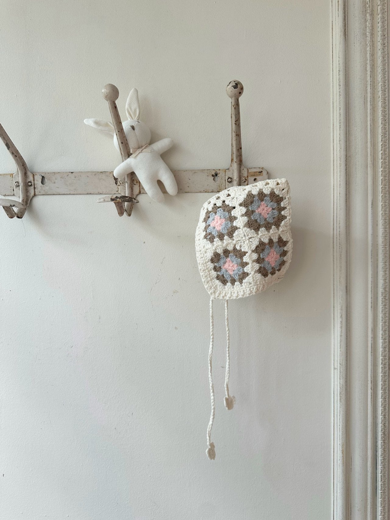 Multi Handmade Knit Bonnet