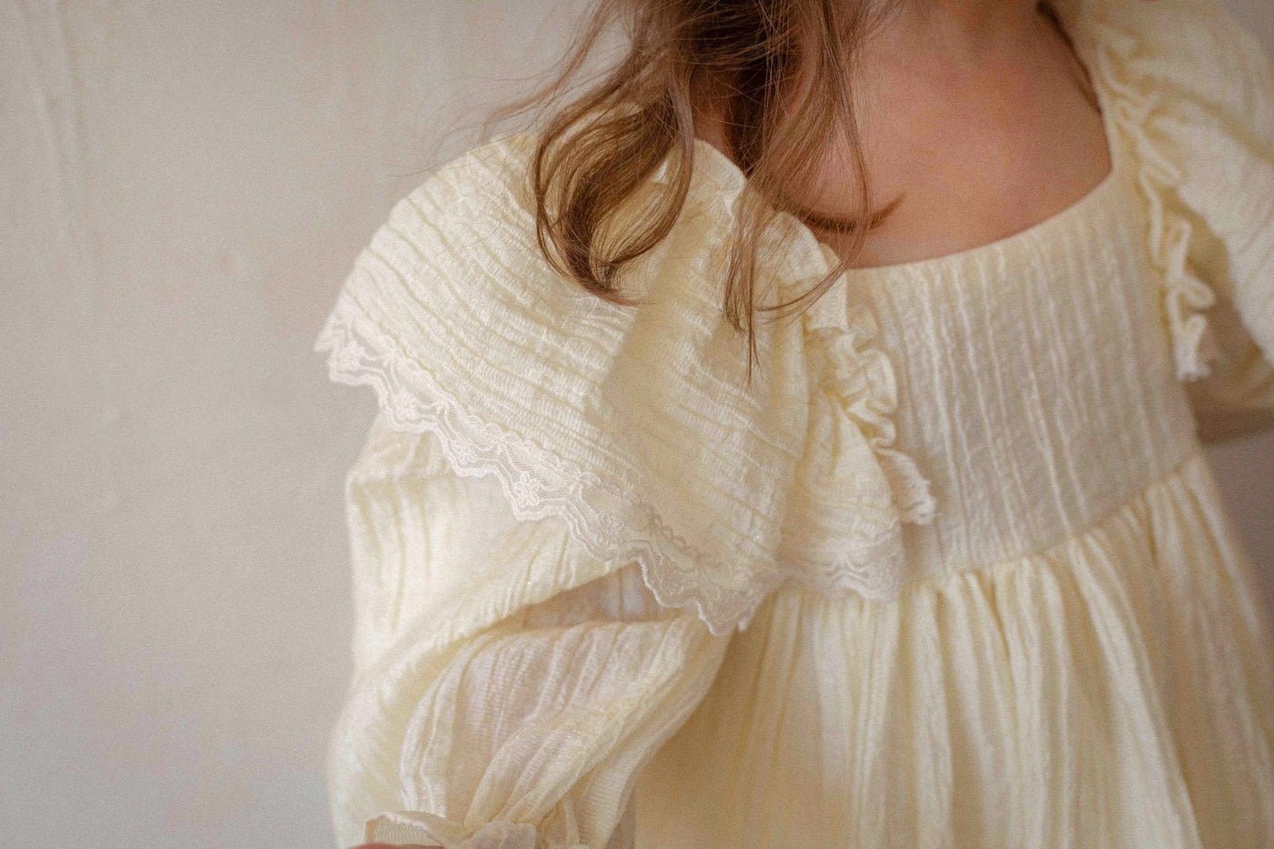 Liliy Frill Dress_Cream (Pre-Order)