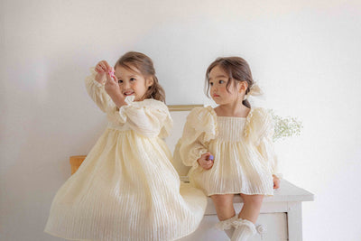 Liliy Frill Dress_Cream (Pre-Order)