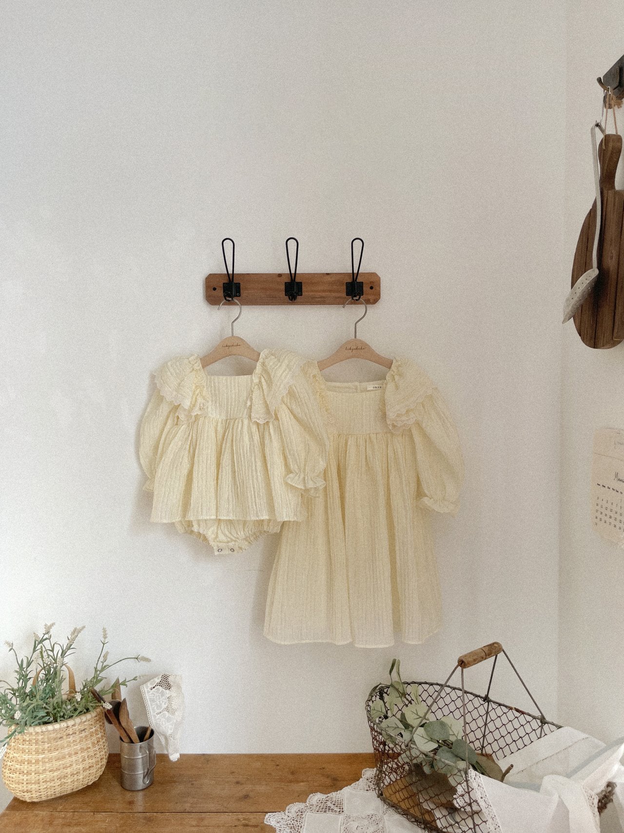 LIly Frill Dress Romper _Cream(Pre-Order)