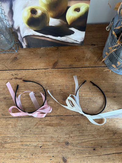 M Ribbon Hairband_ 2 Colors
