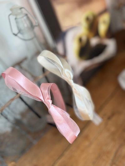 M Ribbon Hairband_ 2 Colors