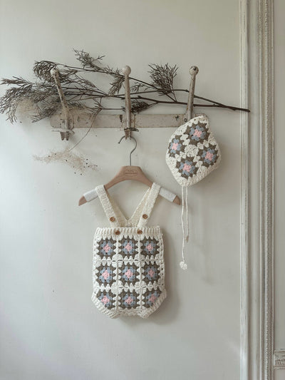 Multi Handmade Knit Bonnet