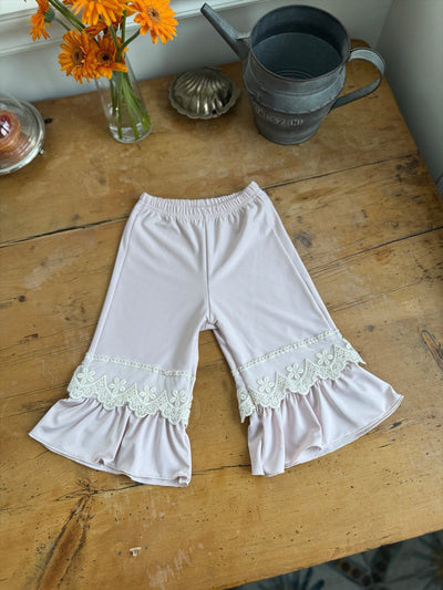 Lace Frill Pants_ 2 Colors(Pre-Order)