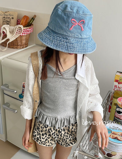 Frill hem Sleeveless Top_ 3 Colors (Wholesale)