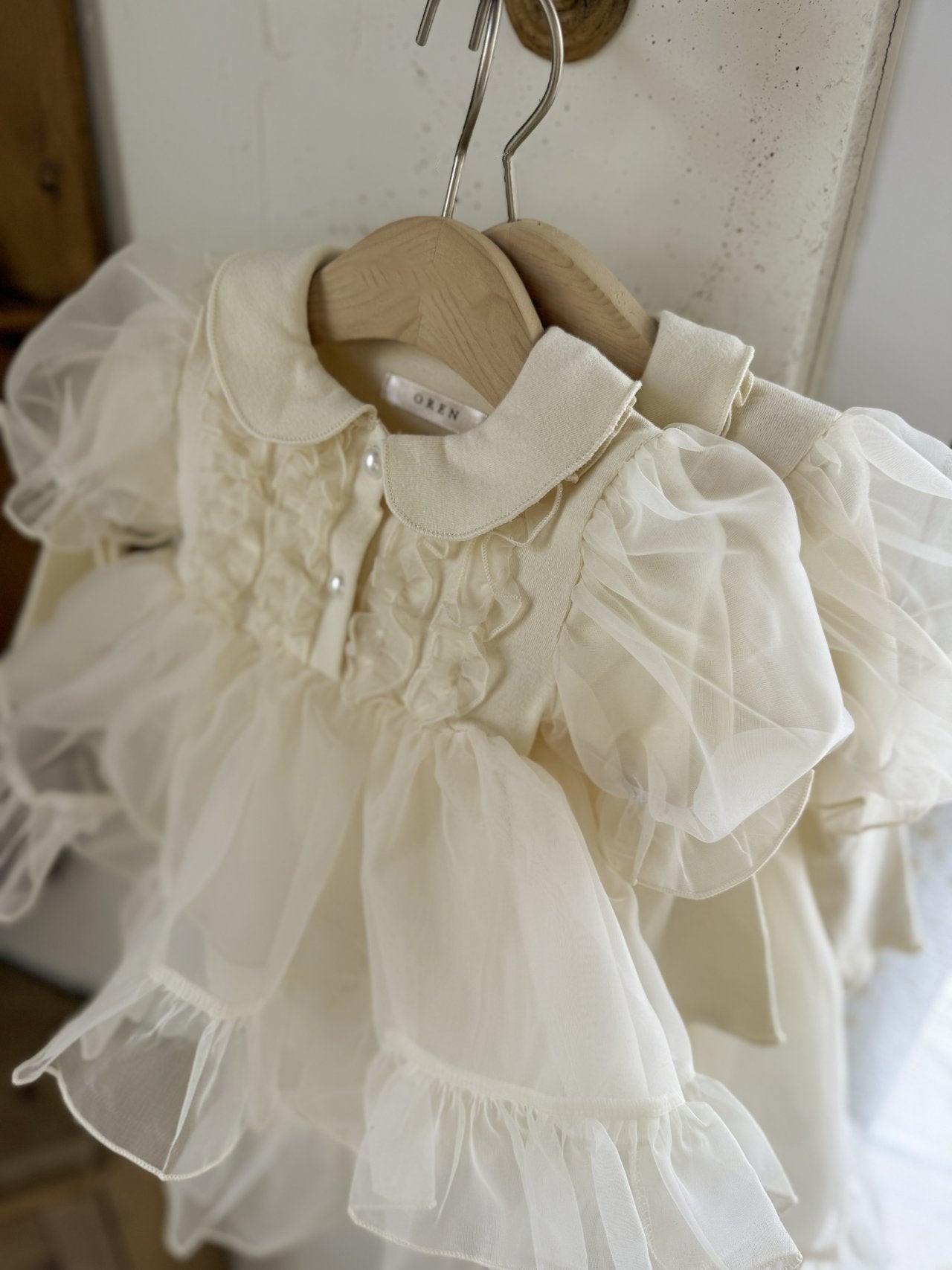 Eloise Oganza Dress Romper_ Cream