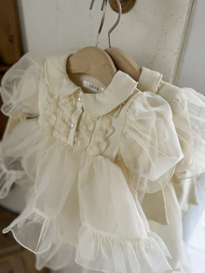 Eloise Oganza Dress Romper_ Cream