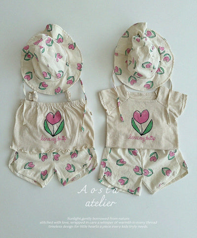 Linen Tulip Blouse_ 2 Colors (Wholesale)