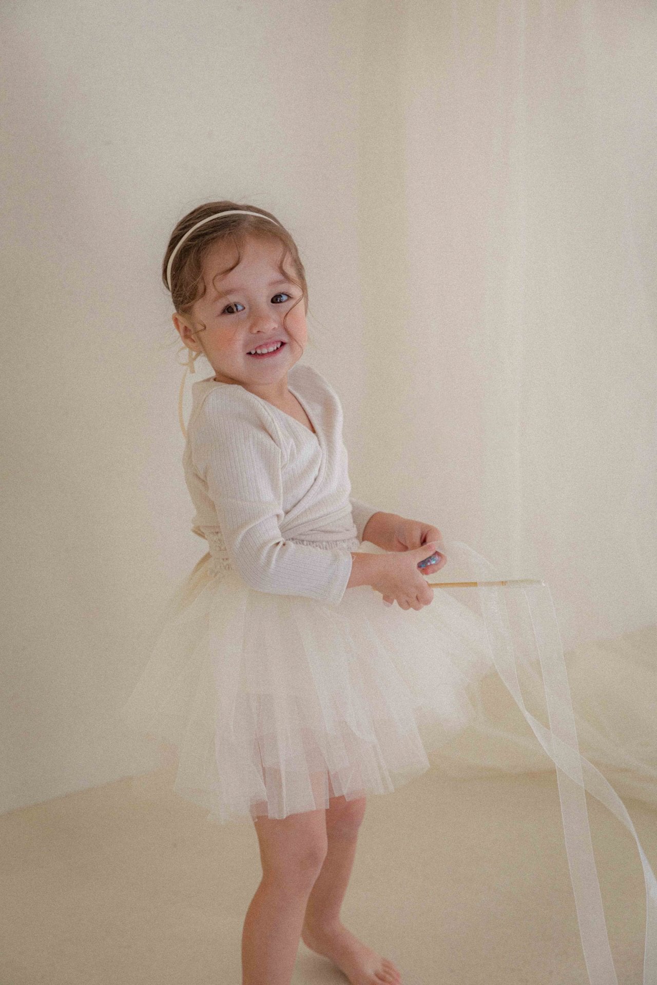 Itzel Ballet Tutu and Cardigan Set _Cream(Pre-Order)