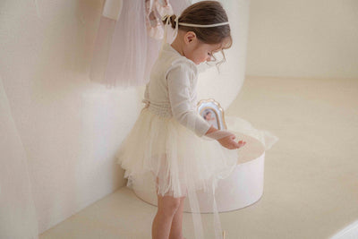 Itzel Ballet Tutu and Cardigan Set _Cream(Pre-Order)