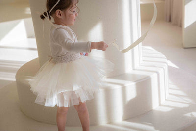 Itzel Ballet Tutu and Cardigan Set _Cream(Pre-Order)