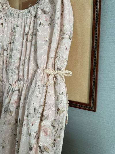 Misty Eyelet Adult Dress _Beige