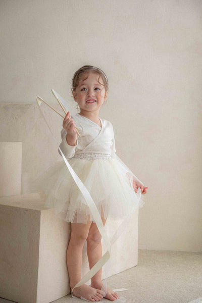 Itzel Ballet Tutu and Cardigan Set _Cream(Pre-Order)