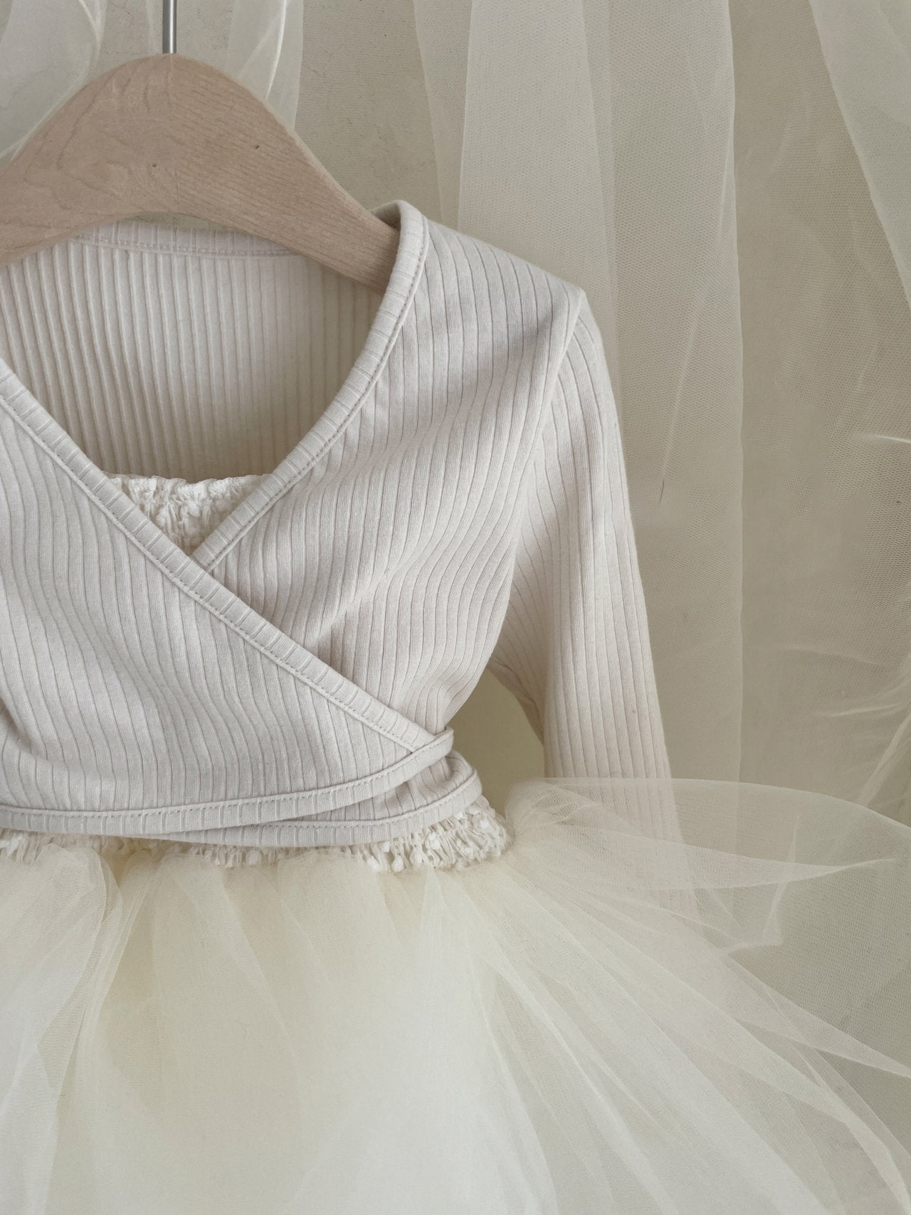 Itzel Ballet Tutu and Cardigan Set _Cream(Pre-Order)