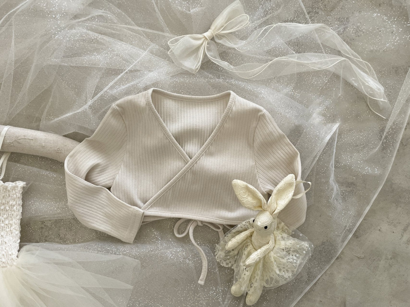 Itzel Ballet Tutu and Cardigan Set _Cream(Pre-Order)