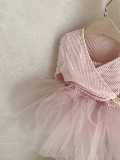 Itzel Ballet Tutu and Cardigan Set _Pink (Pre-Order)