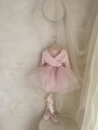 Itzel Ballet Tutu and Cardigan Set _Pink (Pre-Order)