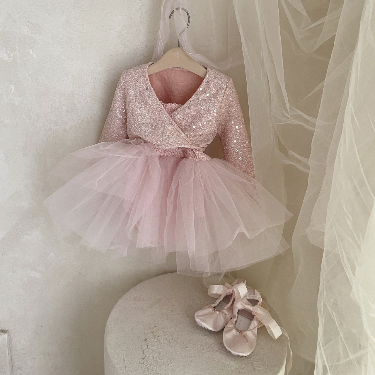 Itzel Ballet Tutu and Cardigan Set _Pink (Pre-Order)