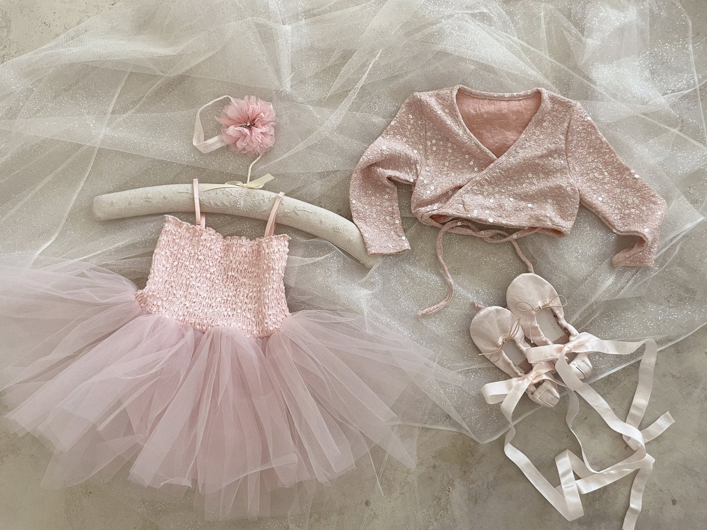 Itzel Ballet Tutu and Cardigan Set _Pink (Pre-Order)