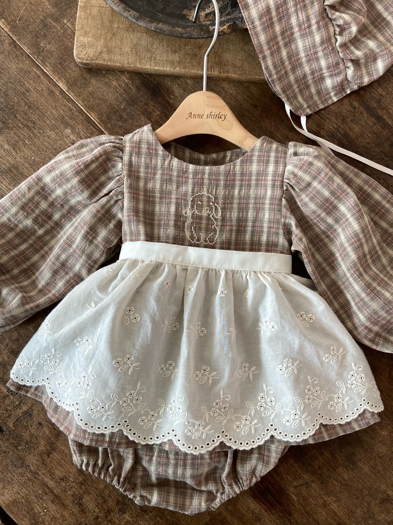 Magenta Romper & Bonnet Set