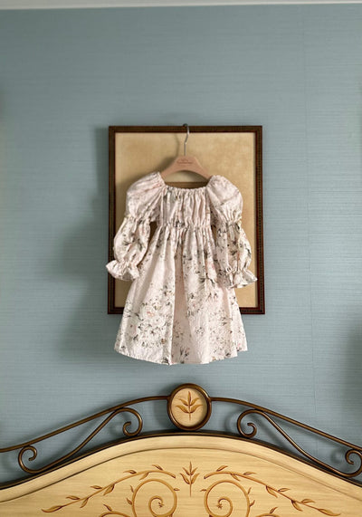 Misty Eyelet Dress _Pink