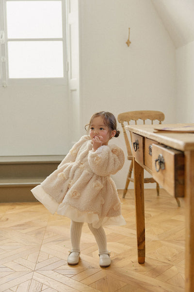 Cream Rose Coat