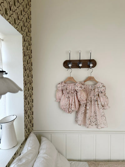 Misty Eyelet Dress _Pink