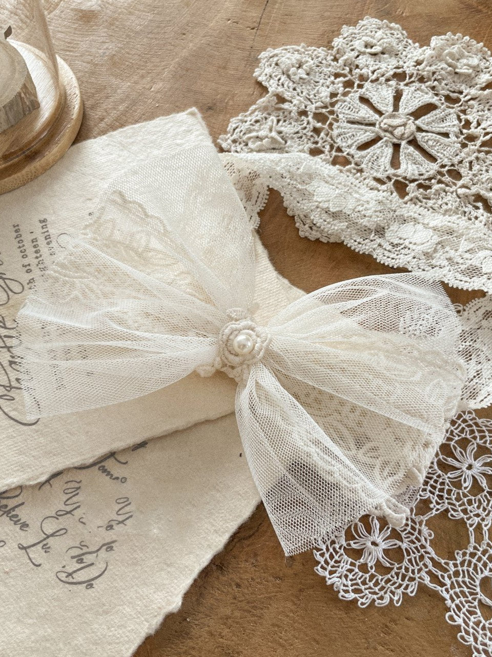 Oren Lace Ribbon Headband(Pre-Order)