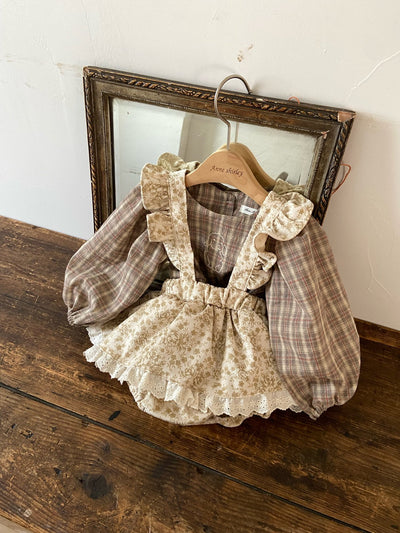 Magenta Romper & Bonnet Set