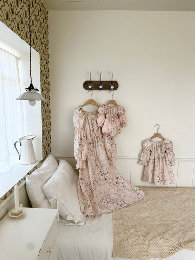 Misty Eyelet Dress _Pink