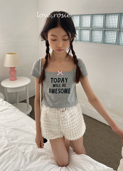 Lettering Ribbon Top_ 4 Colors (Wholesale)
