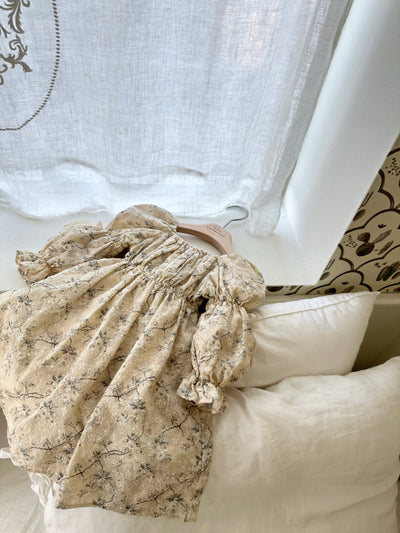 Misty Eyelet Dress _Beige