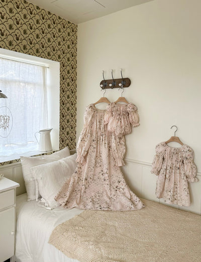 Misty Eyelet Dress _Pink