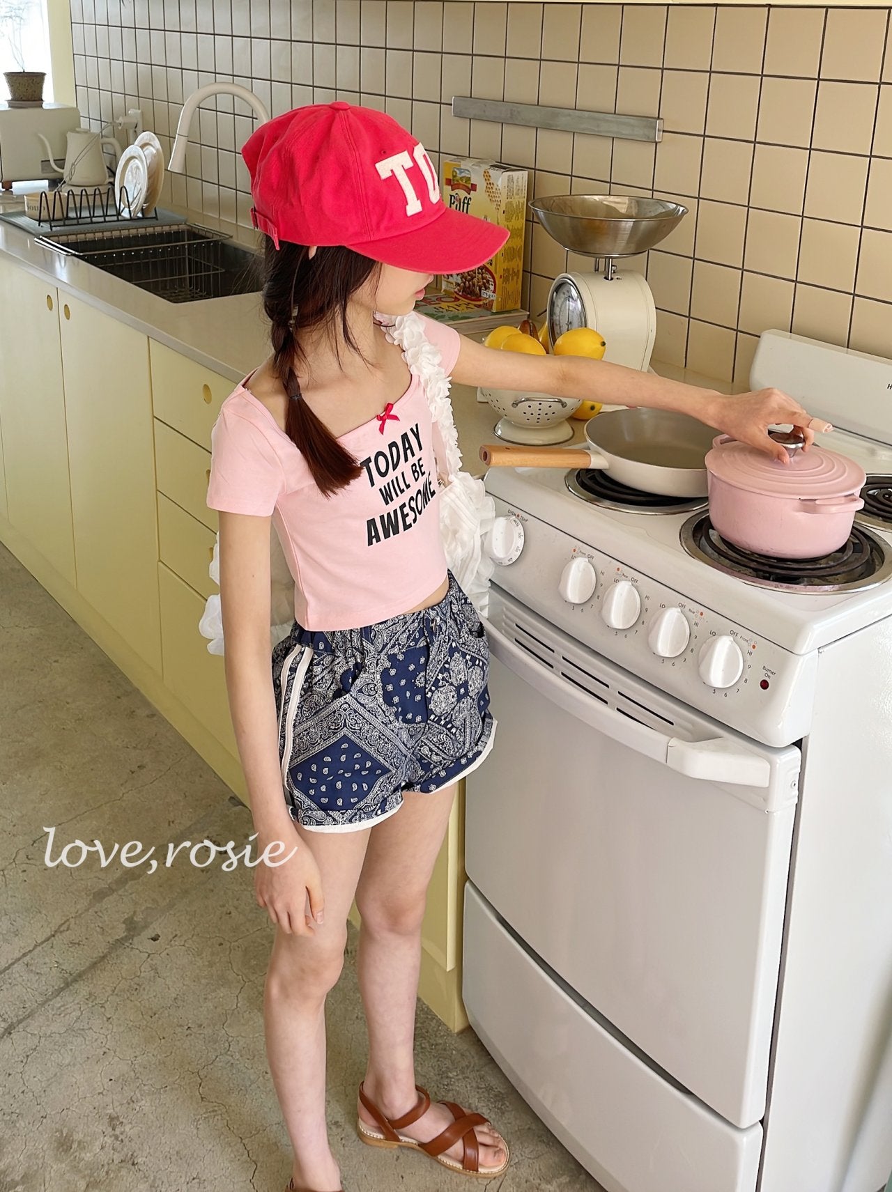 Lettering Ribbon Top_ 4 Colors (Wholesale)
