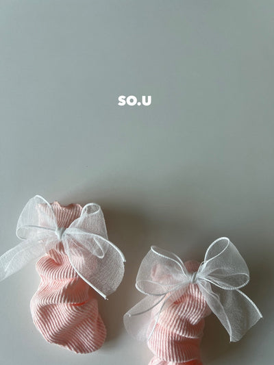 Sha Ribbon Knee Socks_ 4 Colors (Wholesale)