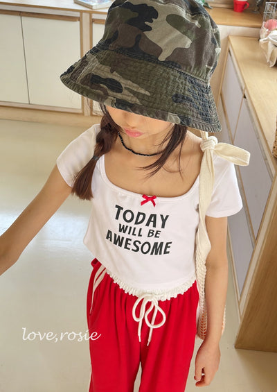 Lettering Ribbon Top_ 4 Colors (Wholesale)