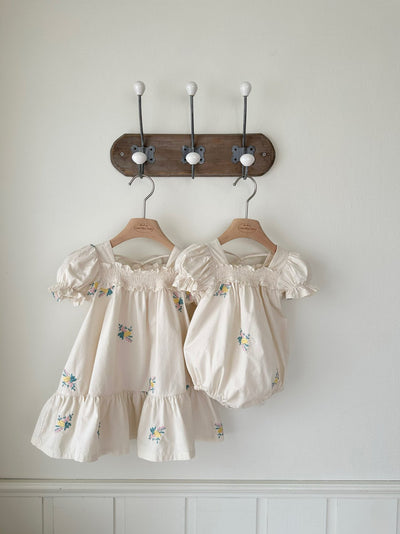 Latte Embroidery Romper_ Ivory