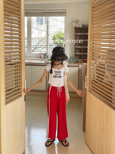 Lettering Ribbon Top_ 4 Colors (Wholesale)