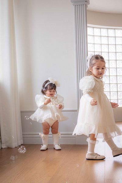 Eloise Organza Dress_  Cream
