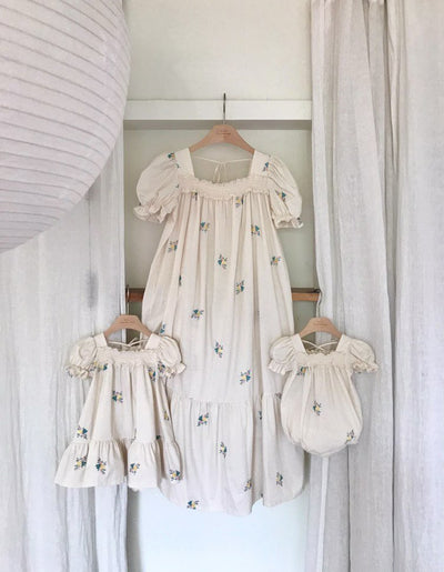 Latte Embroidery Dress_ Ivory